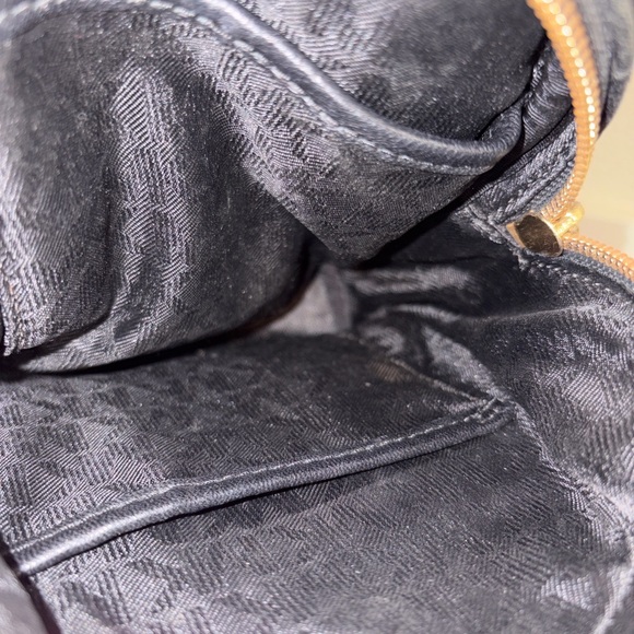 Michael Kors Black Quilted Leather Mini Backpack Gold Hardware - Picture 5 of 9